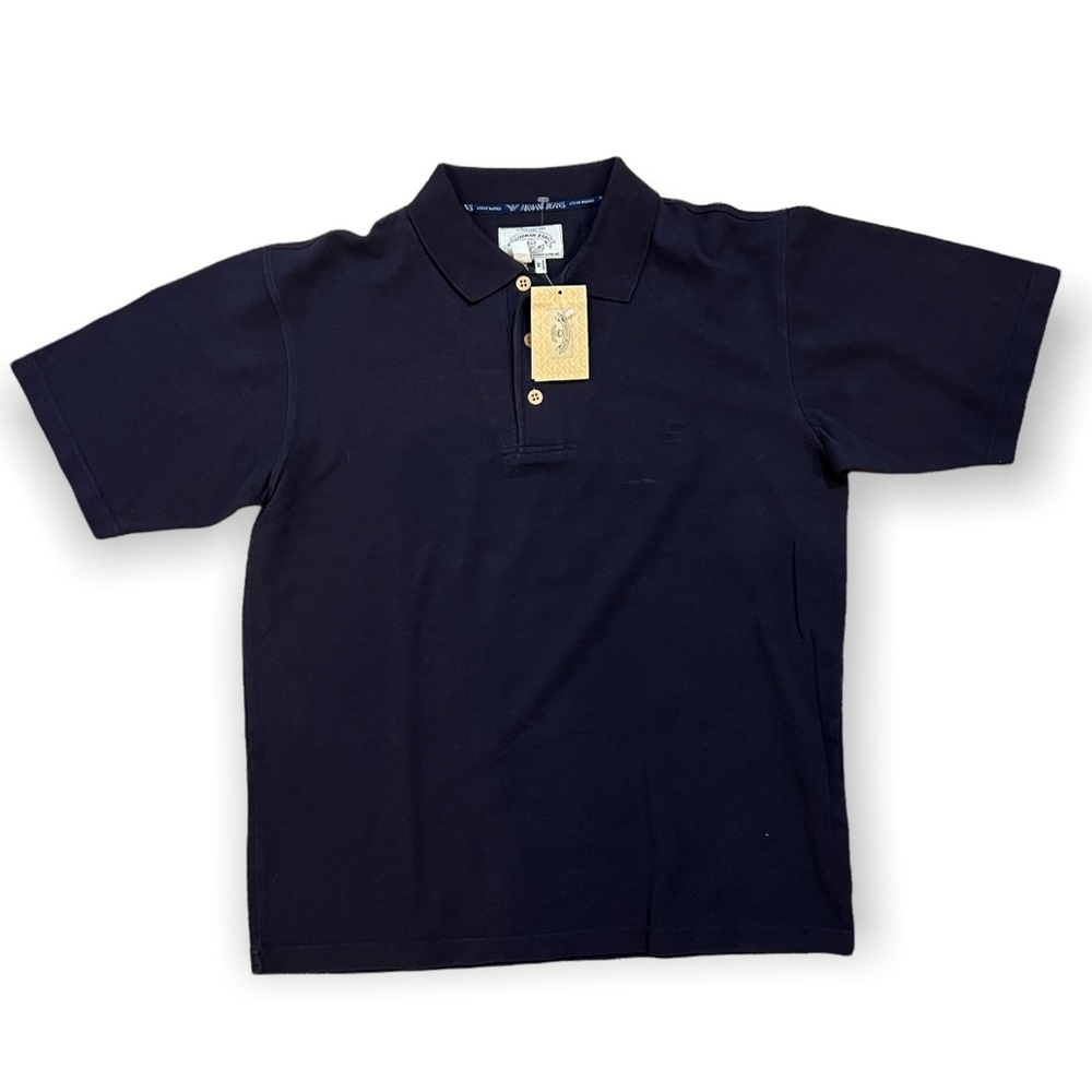 Mens NWT ARMANI JEANS NAVY POLO SIZE MEDIUM CASUAL DRESS